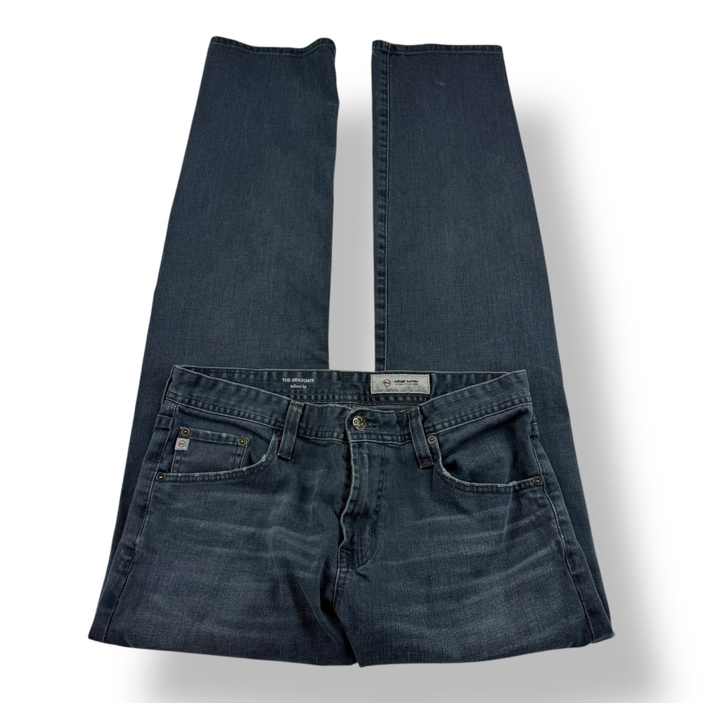 AG Adriano Goldschmied The Graduate Tailored Leg 5 Pocket Jeans Blue Men's 31x33